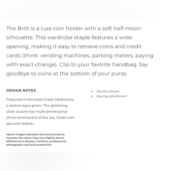 Brahmin Britt, Mermaid Green Melbourne, NWT - Picture 9 of 10